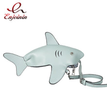 Load image into Gallery viewer, Cute Shark Crossbody Bag