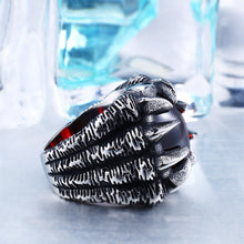 Load image into Gallery viewer, Dragon Claw Steel Ring